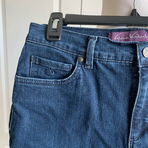 UpCycled Gloria Vanderbilt Cutoff Denim Shorts - Picture 2 of 9